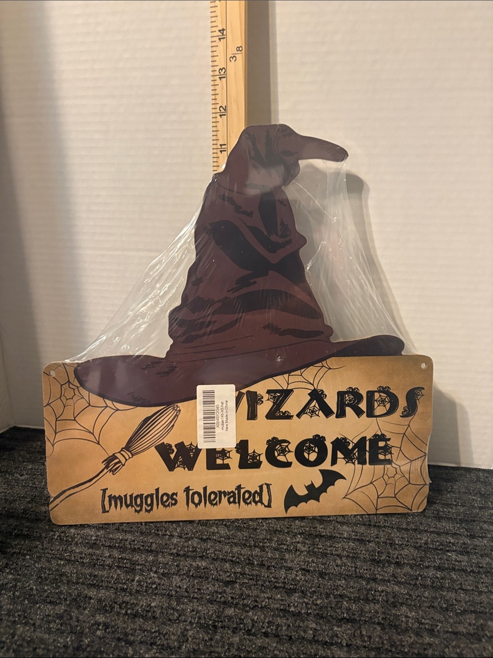 Sorting Hat from Harry Potter sign